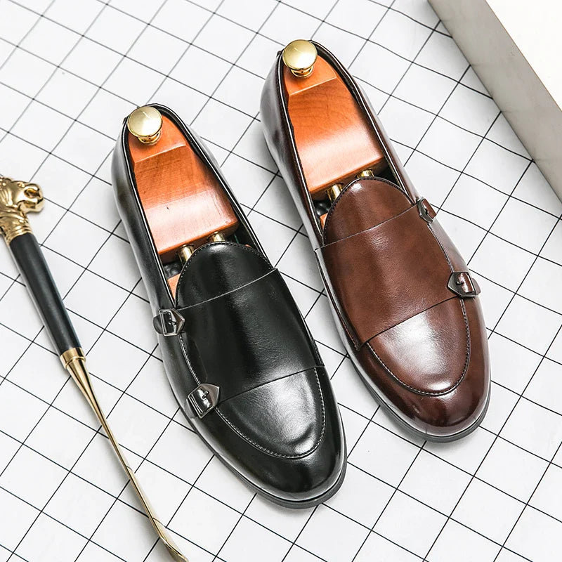 Men’s Formal Genuine Leather Dress Shoes – Classic Business Oxford Style, EU 40–48