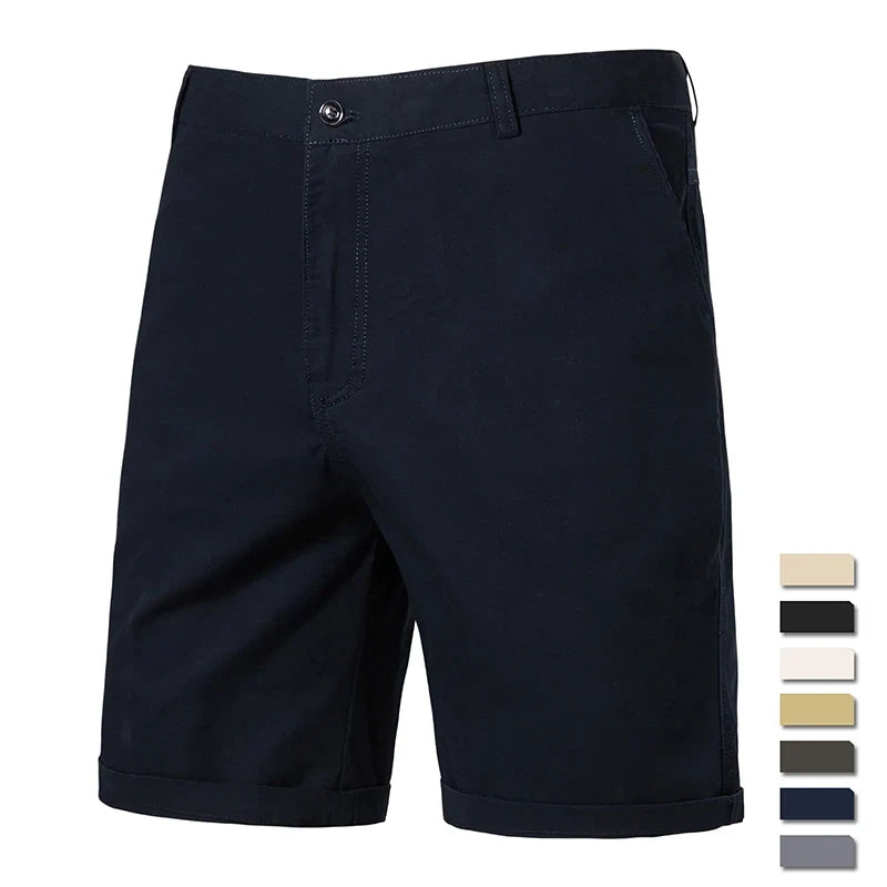 Summer Men Shorts 100% Cotton Mens Casual Shorts Male Bermuda Cargo Overalls Sport Work Shorts