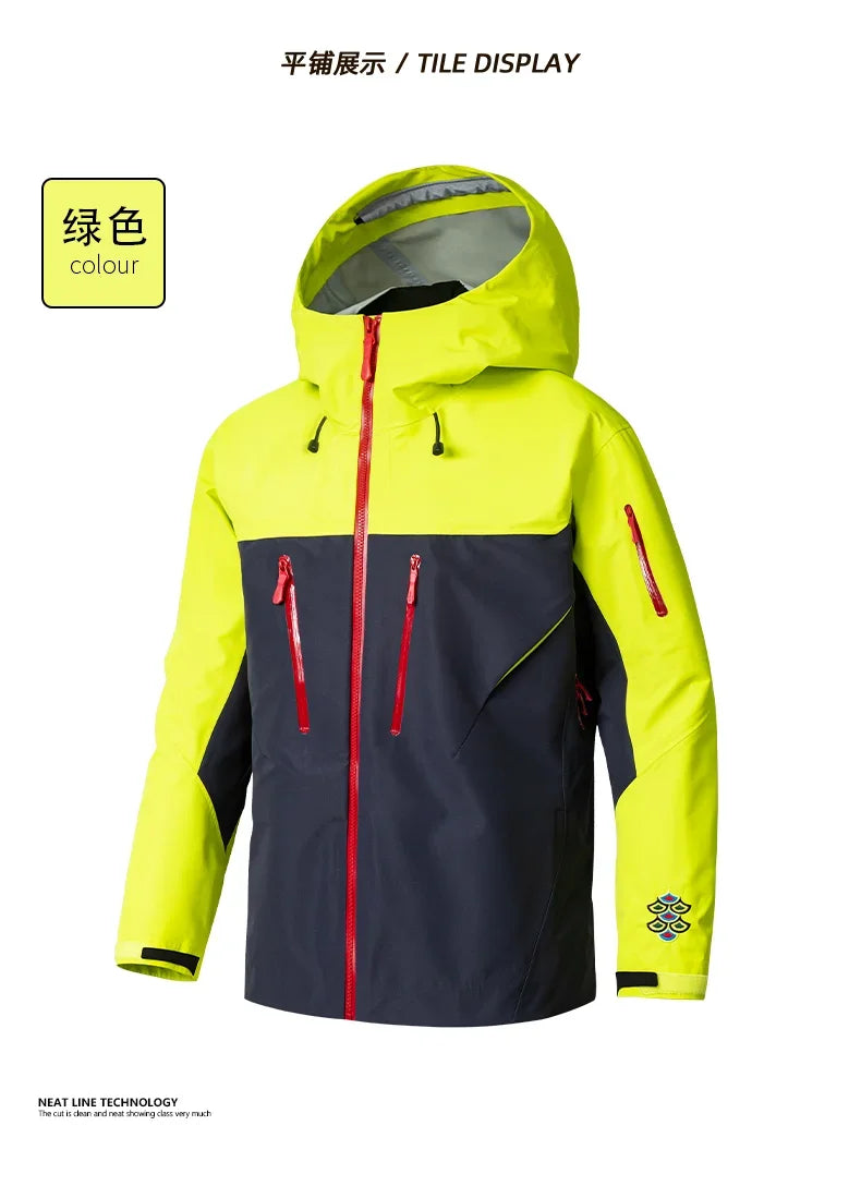 2026 Storm Jacket Outdoor Fashion All-in-one Fishing Men's Travel Camping Sports Skiing Storm Climbing Trend Storm Jacket