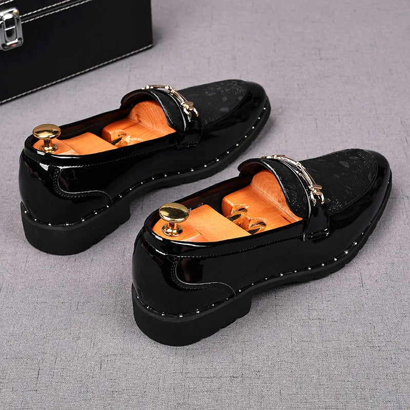 Mens Shoes Designer Handmade Wedding Leather British Dress Shoes Luxury Formal Business Driving Casual Shoes for Men New Loafers