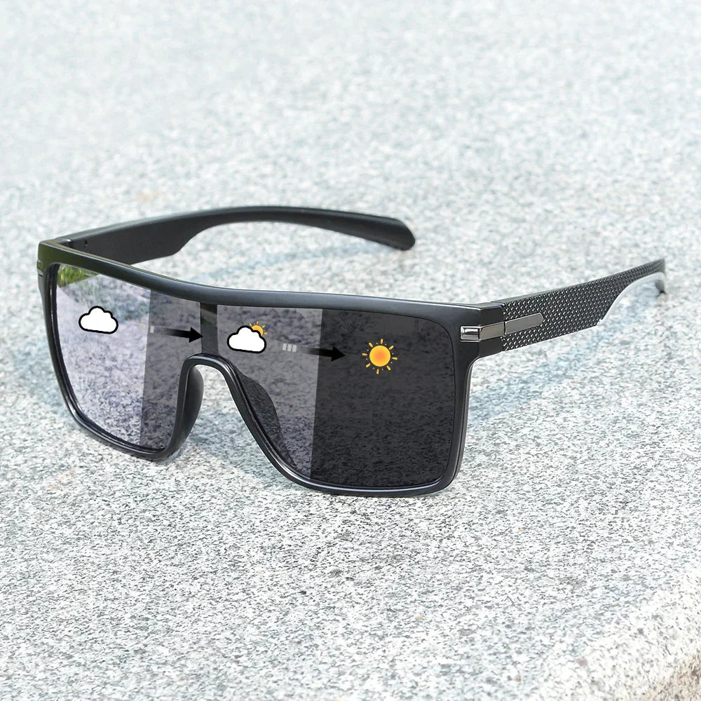 CRIXALIS Fashion Polarized Sunglasses For Men Square Oversized Anti Glare Driver Mirror Sun Glasses Women UV400 Goggles Male