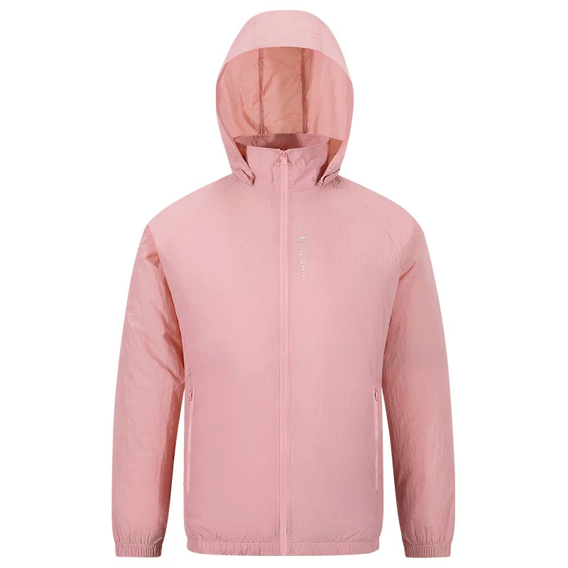 Portable Air Conditioner Jacket USB Fan Cooling Coat Outdoor Work Construction Fishing Hunting Lightweight Sun protection Jacket