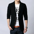Plus Size M-6XL Fashion Men's Casual Slim Fit Blazer Spring Autumn Two Buttons Suits Jacket Men Outwear Masculine Blazer FS-119