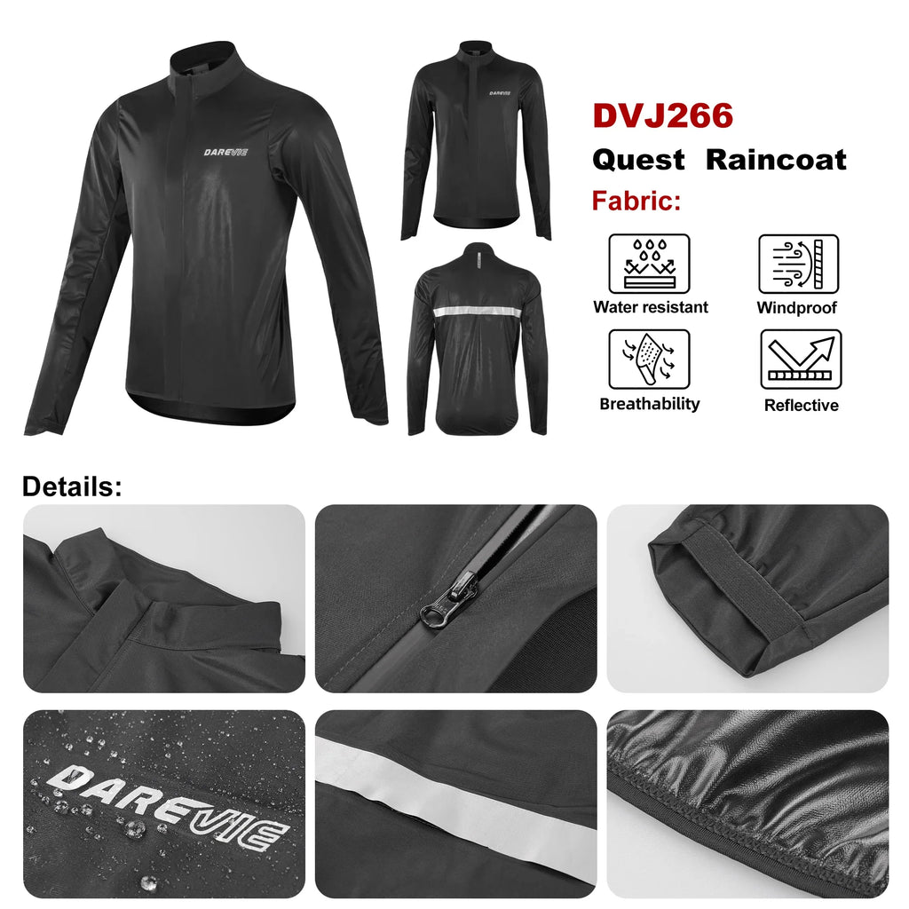 Jackets For Man Waterproof Anti UV Soft Men's Jackets Windproof Light Soft Anti Slip Raincoat Outdoor Cycling Jacket Man