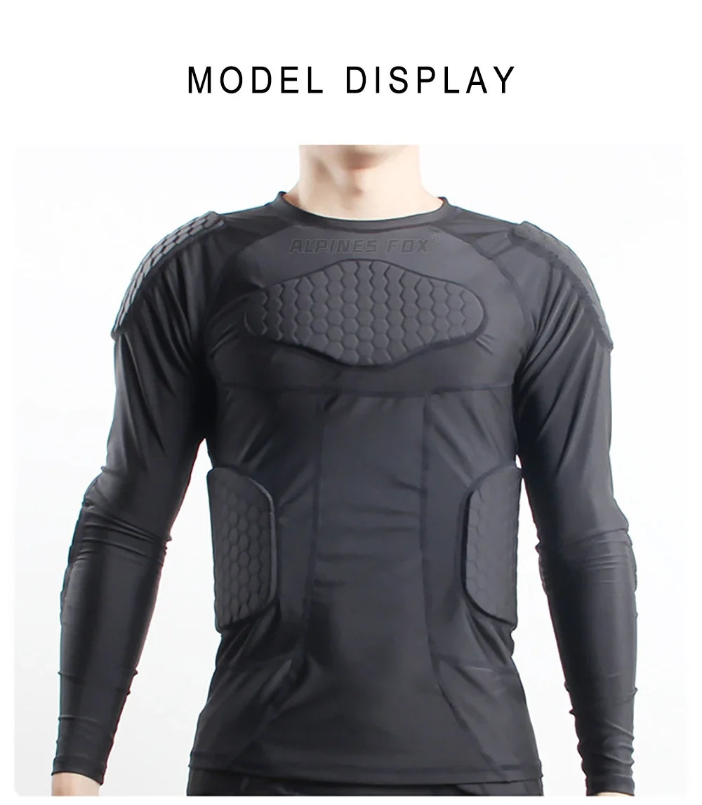 Motorcycle Full Body Armor Jacket Protective Moto Underwear Anti-collision Motorbike Riding Clothes Honeycomb Pad Motocross Tops