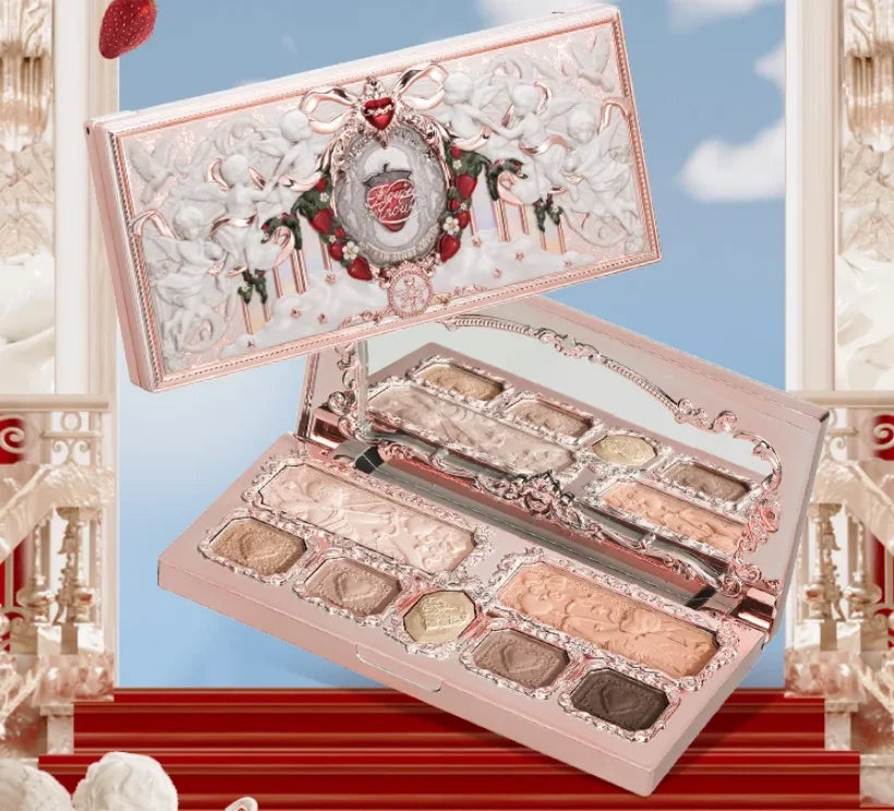 Makeup Set Little Angel Collection Make Up Gift Box Eye Shadow Blush Matte Lipstick Highlighter Full Kit All In One