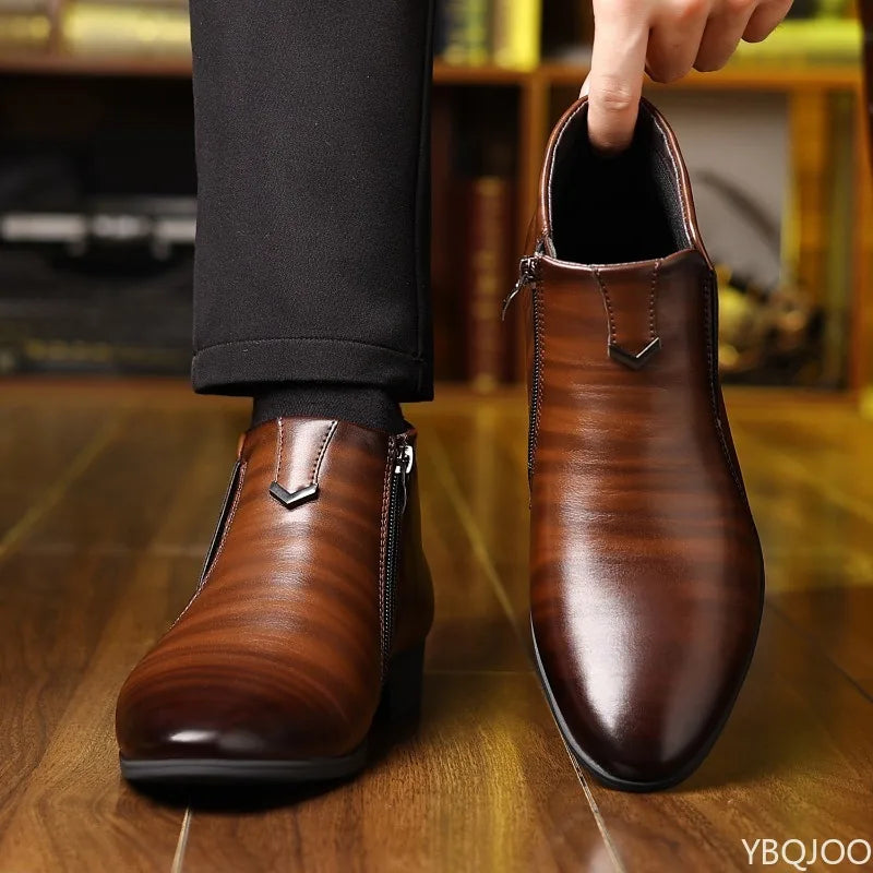 Men’s Elegant Minimalist Dress Shoes – Comfortable Formal Footwear (EU 40–48)
