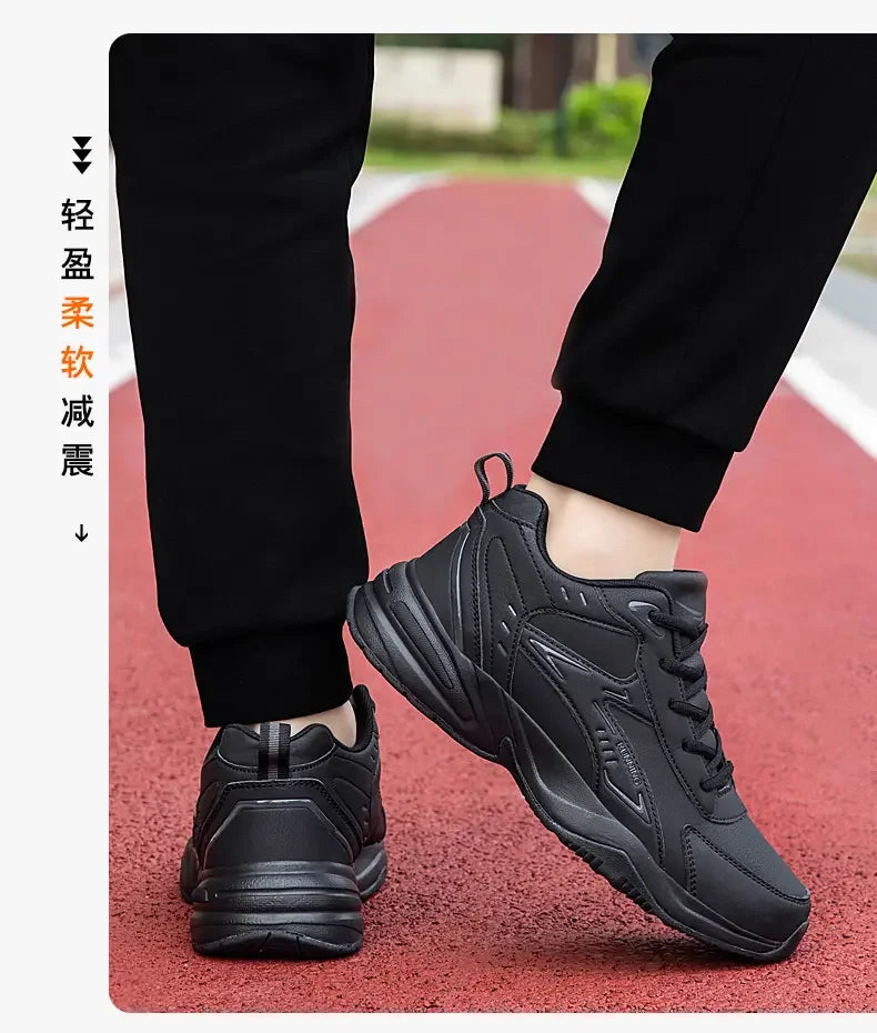 Chunky Sneaker for Men Thick Sole Versatile 2025 New Trend Mesh Lace Up Breathable Casual Sports Shoes Increased Soft Soles