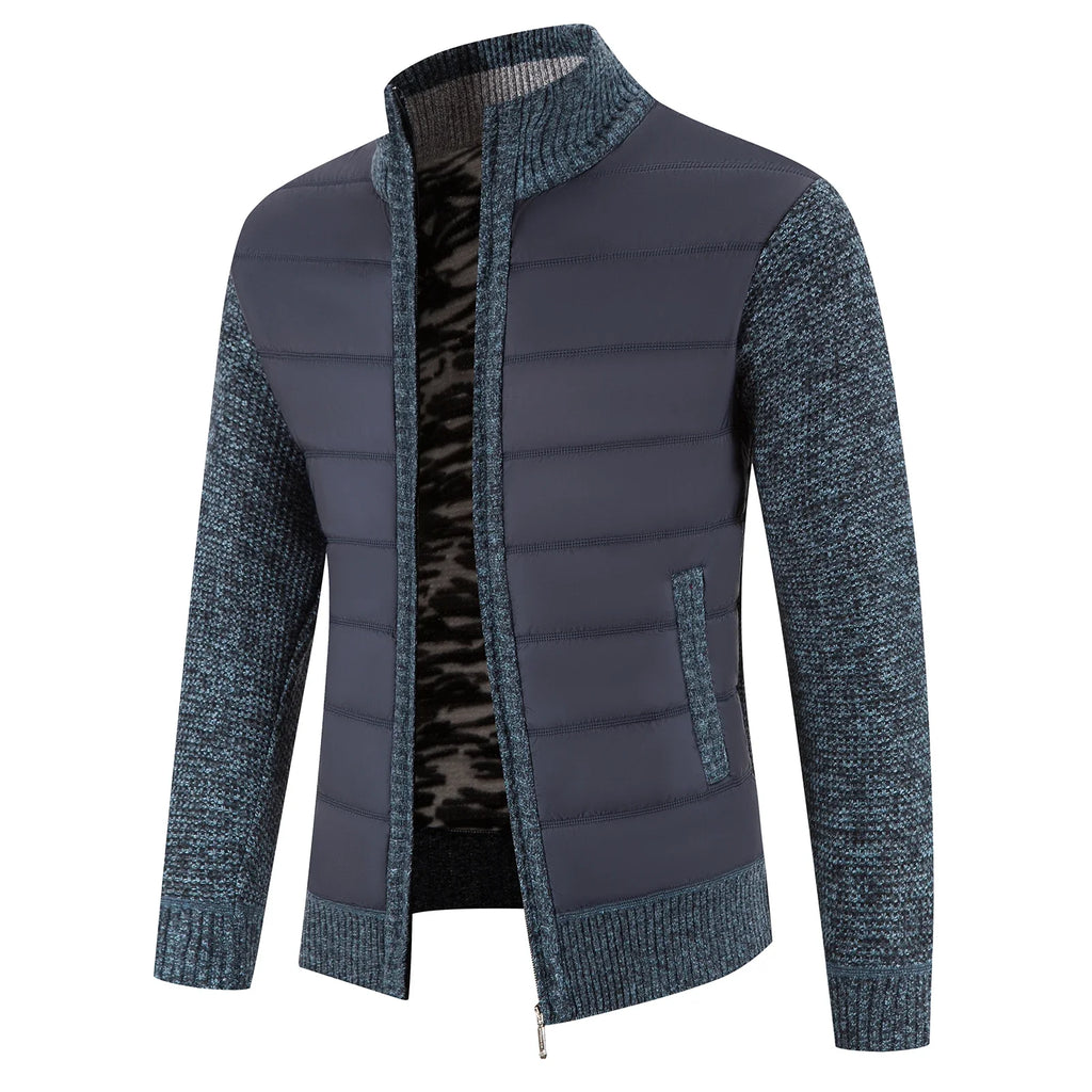 Men's Autumn Winter Sweater Baseball Coat Knit Jacket Korean Jumpers Male Windbreaker Fashion Pullovers Business Casual Knitwear