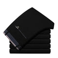 Men's Elastic Straight Pants Business Casual Long Suit Pants Male Formal Trousers