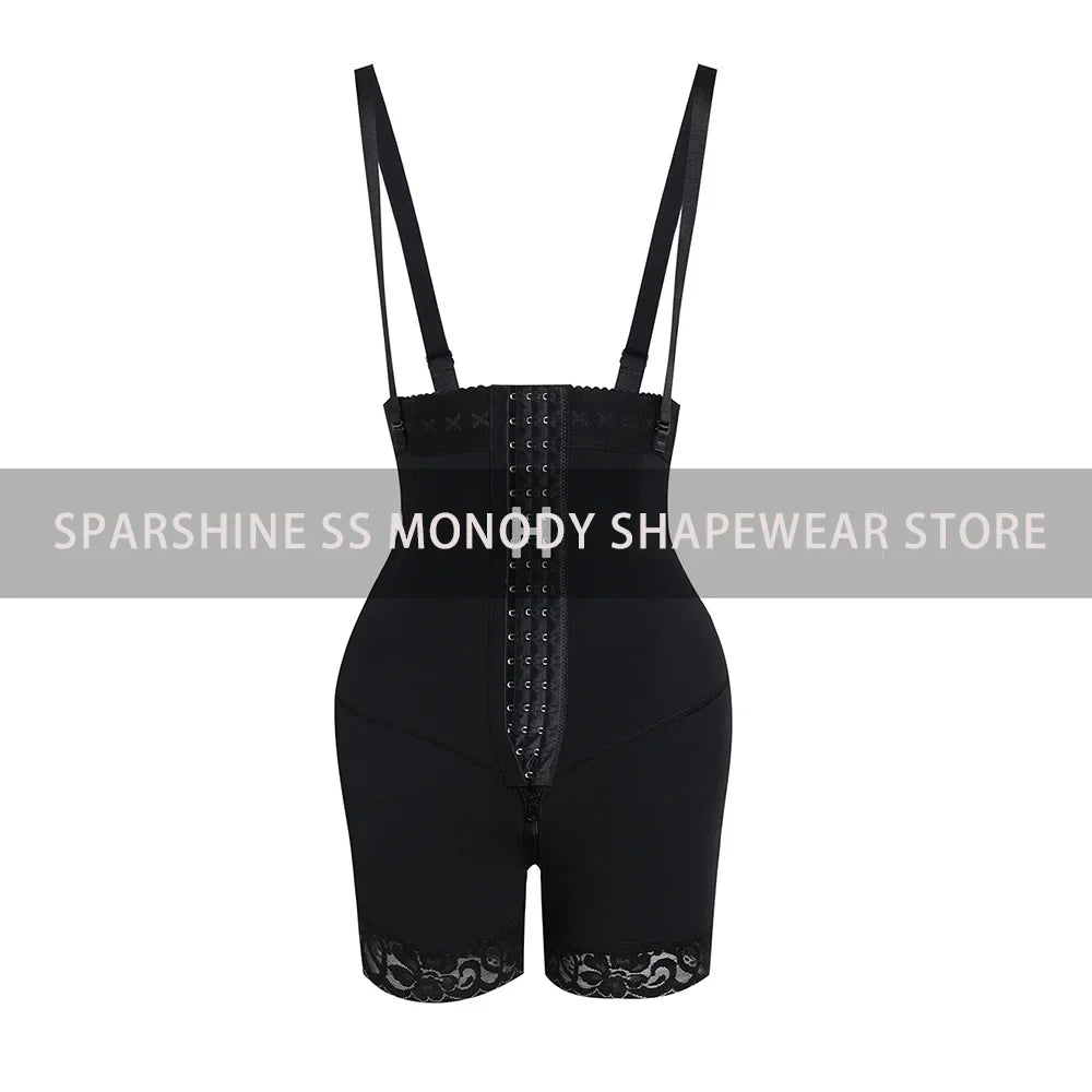 Women's Underwear Double High Compression Hourglass Girdle Waist Trainer Butt Lifter Post-operative Shorts Fajas Colombianas