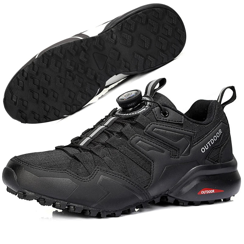 Outdoor Men Shoes Mountaineering Sports Shoes 2024 New Mesh Breathable Cycling Shoes High-Quality Men Hiking Training Shoes