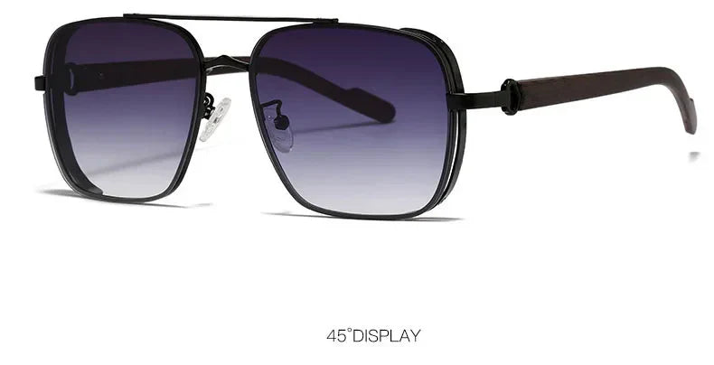 2023 Sunglasses For Men Square Sunglasses Women Trendy Luxe Vintage Fashion Glasses Retro Steampunk Shades Gafas De Sol Hombre