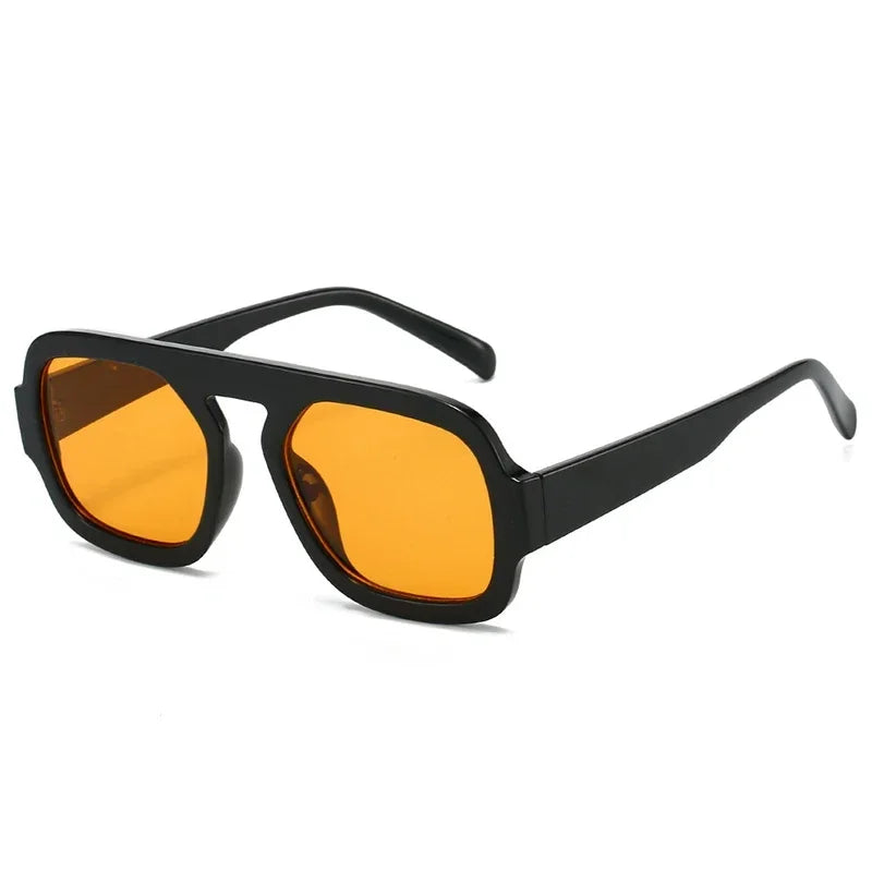 Retro Square Sunglasses Women Fashion Brand Design Gradient Shades UV400 Men Punk Sun Glasses