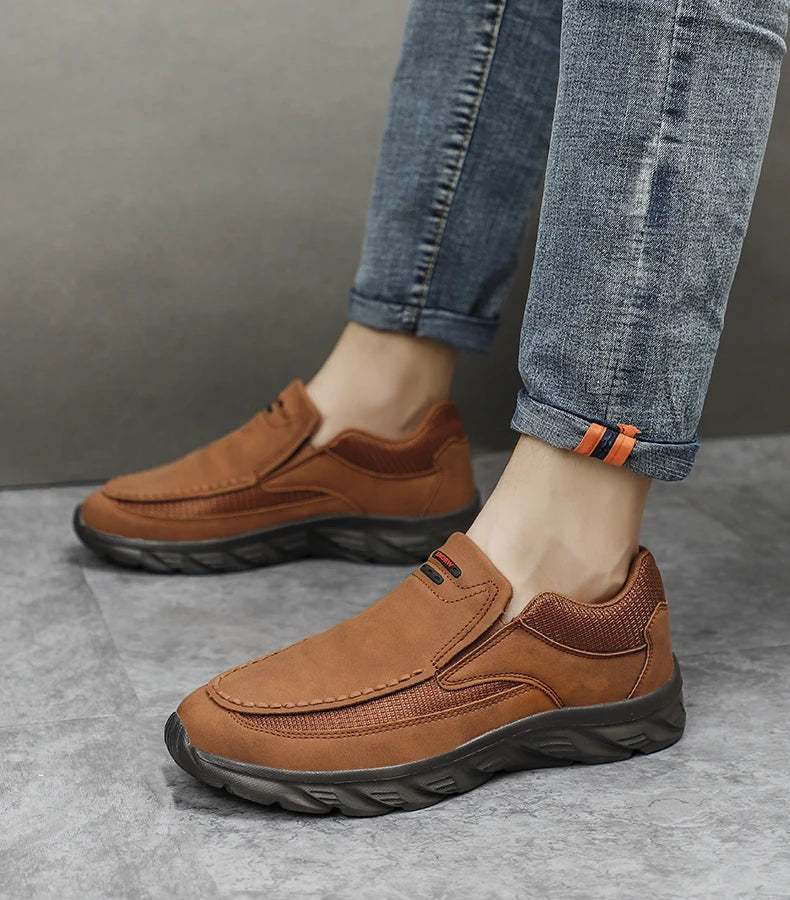 Men Sneakers Light Loafers Slip on Casual Shoes for Men Comfortable Walking Luxury Brand Male Business Shoe Driving Footwear