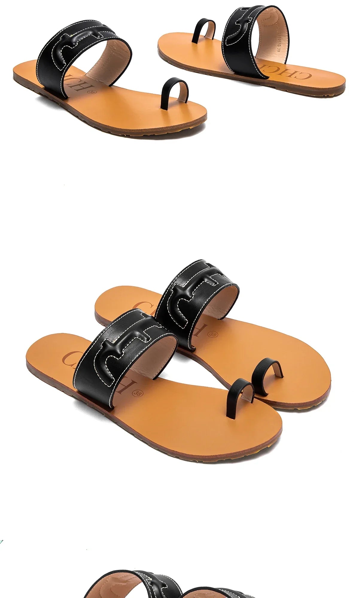 Women's Sandals New Simple Casual Flat Shoes Woman Beach Shoes