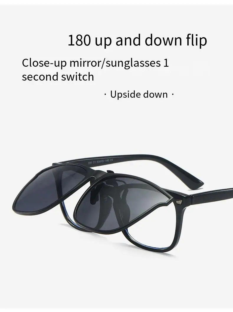 New PC Clip Sunglasses for Outdoor Fishing and Driving. Clip Sunglasses for Day and Night Use.