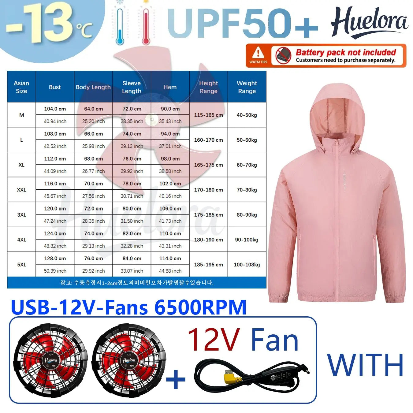 Portable Air Conditioner Jacket USB Fan Cooling Coat Outdoor Work Construction Fishing Hunting Lightweight Sun protection Jacket