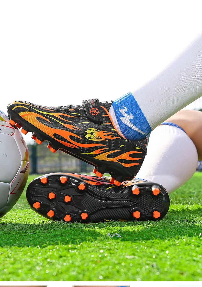 Children Football Field Boots Boys Girls Indoor Society Soccer Shoes Futsal Non Slip Professional Fast Men Soccer Cleats Sneaker