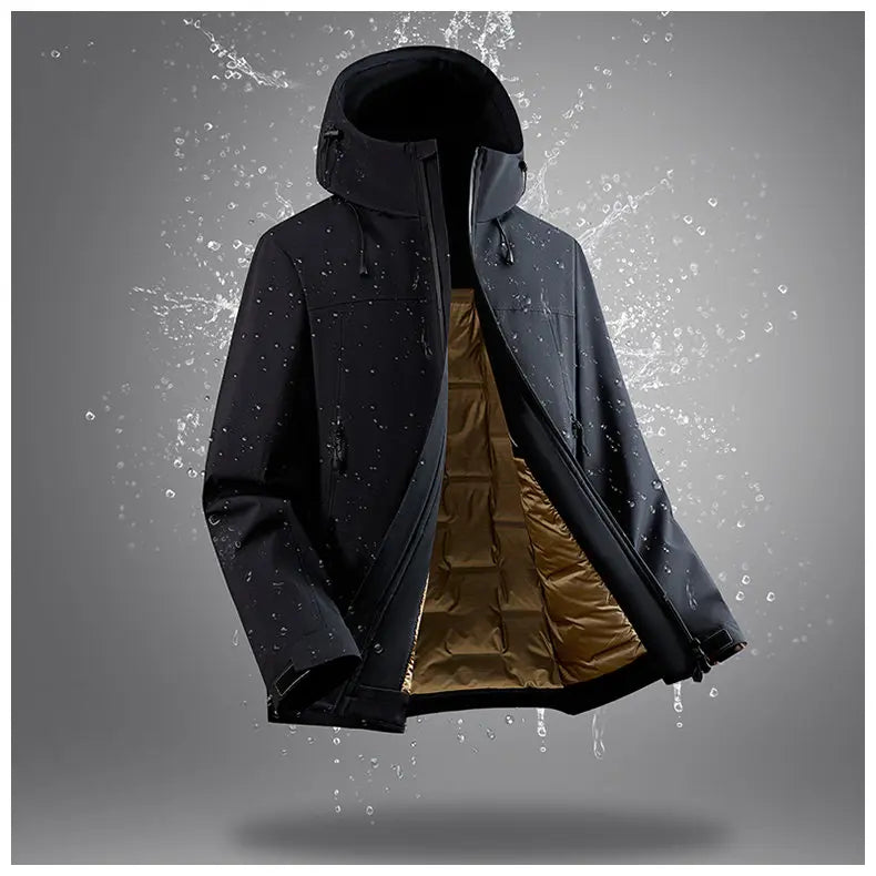 90% White Duck Down Men's Waterproof Windproof Warm Down Jacket 2025 Winter Jacket Casual Thick High-quality Clothing