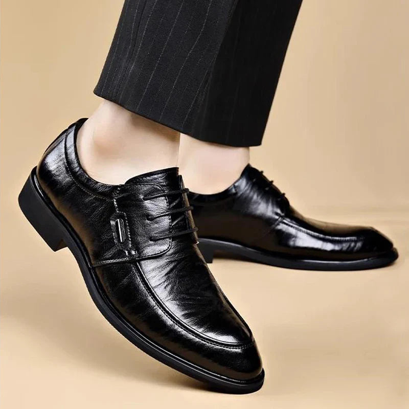 Men's Lace-Up Oxford Shoes outdoor Leather Business dress Formal shoes office Footwear big size 48 49 50