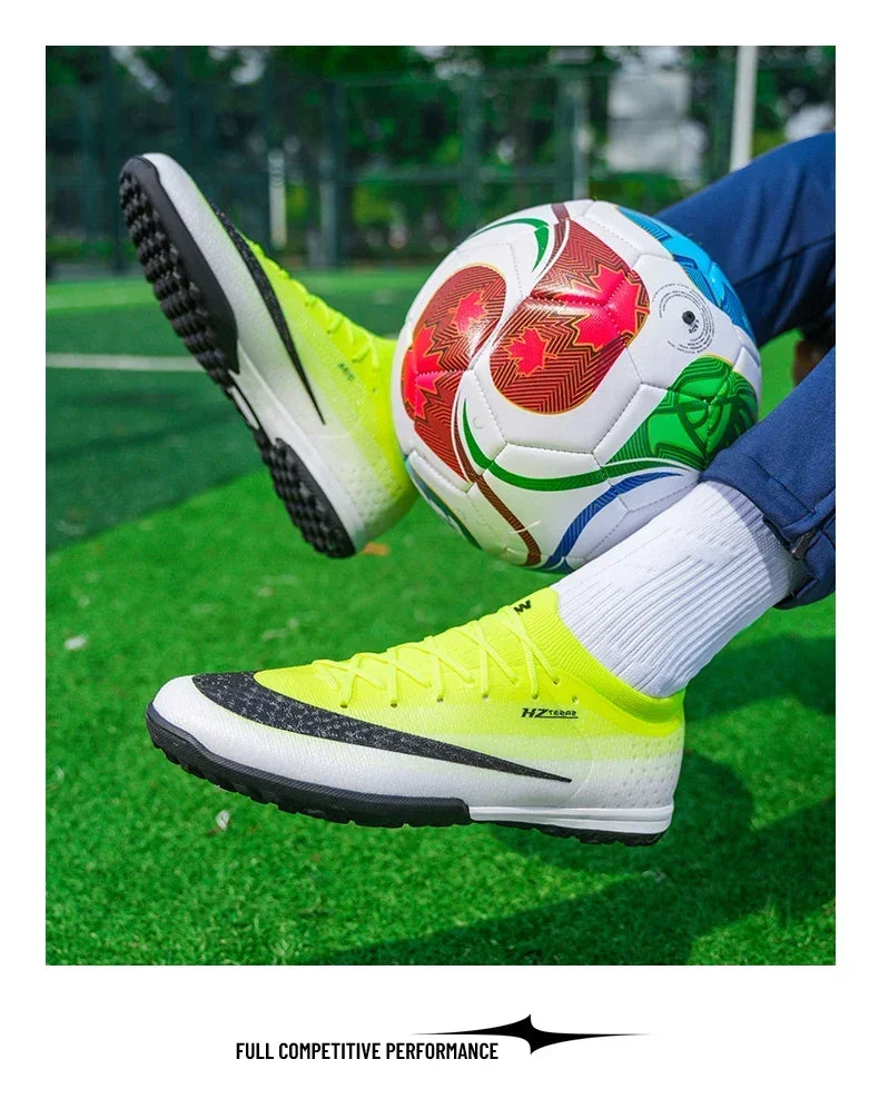 New Men Soccer Shoes Hot Sale Women Professional Football Boots Futsal Cleats Ultralight Unisex High-quality TF/FG Sneakers