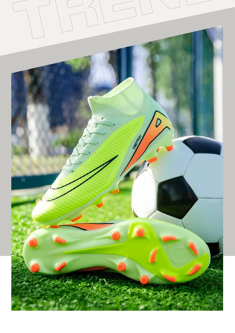New Men Soccer Shoes Cleats Football Boots Professional Women Unisex Ultralight Match Grass Futsal High-quality TF/FG Sneakers
