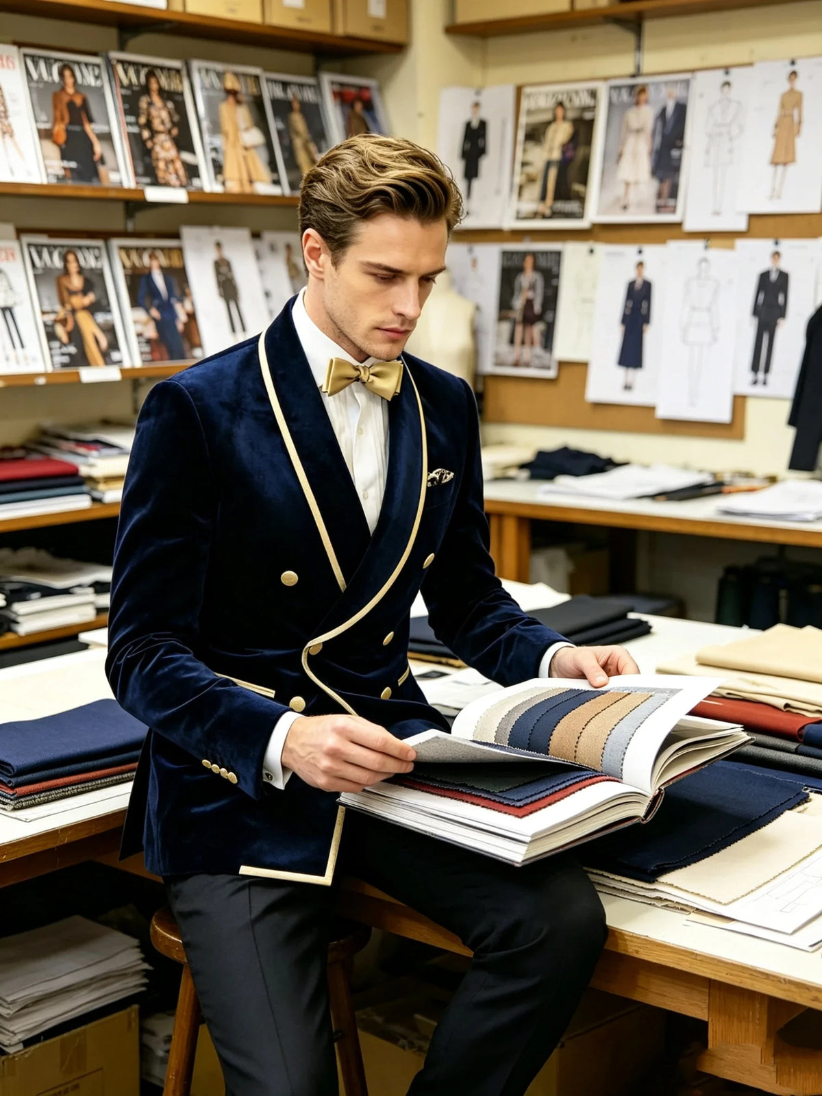 Slim Fit Velvet Men's Double Breasted Wedding Blazer Shawl Lapel Suit Jacket for Party Prom Business One Coat Outwear Outfits