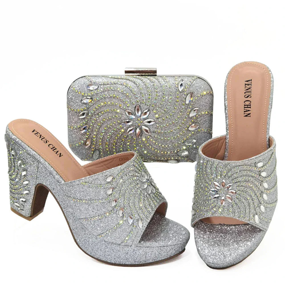 Women's Shoes High Heels Sexy Ladies Party Wedding Pattern