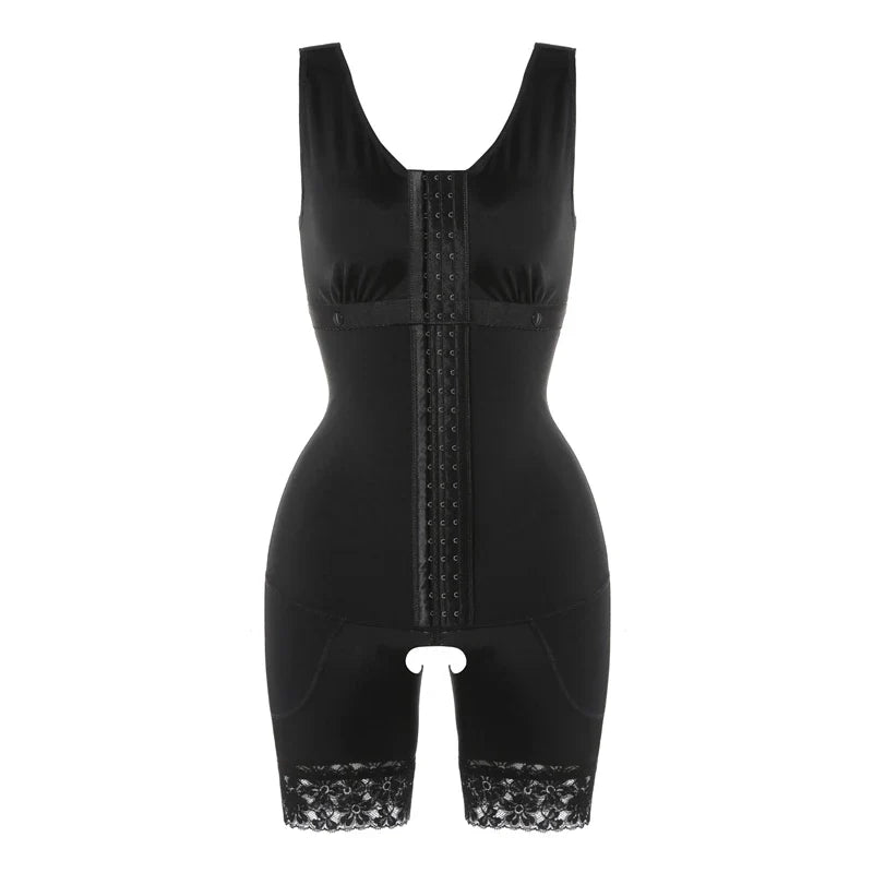 Fajas Colombian Girdle Waist Trainer Butt Lifter Shapewear Women Tummy Control Body Shaper Front Hooks Sheath Buttocks lLfts