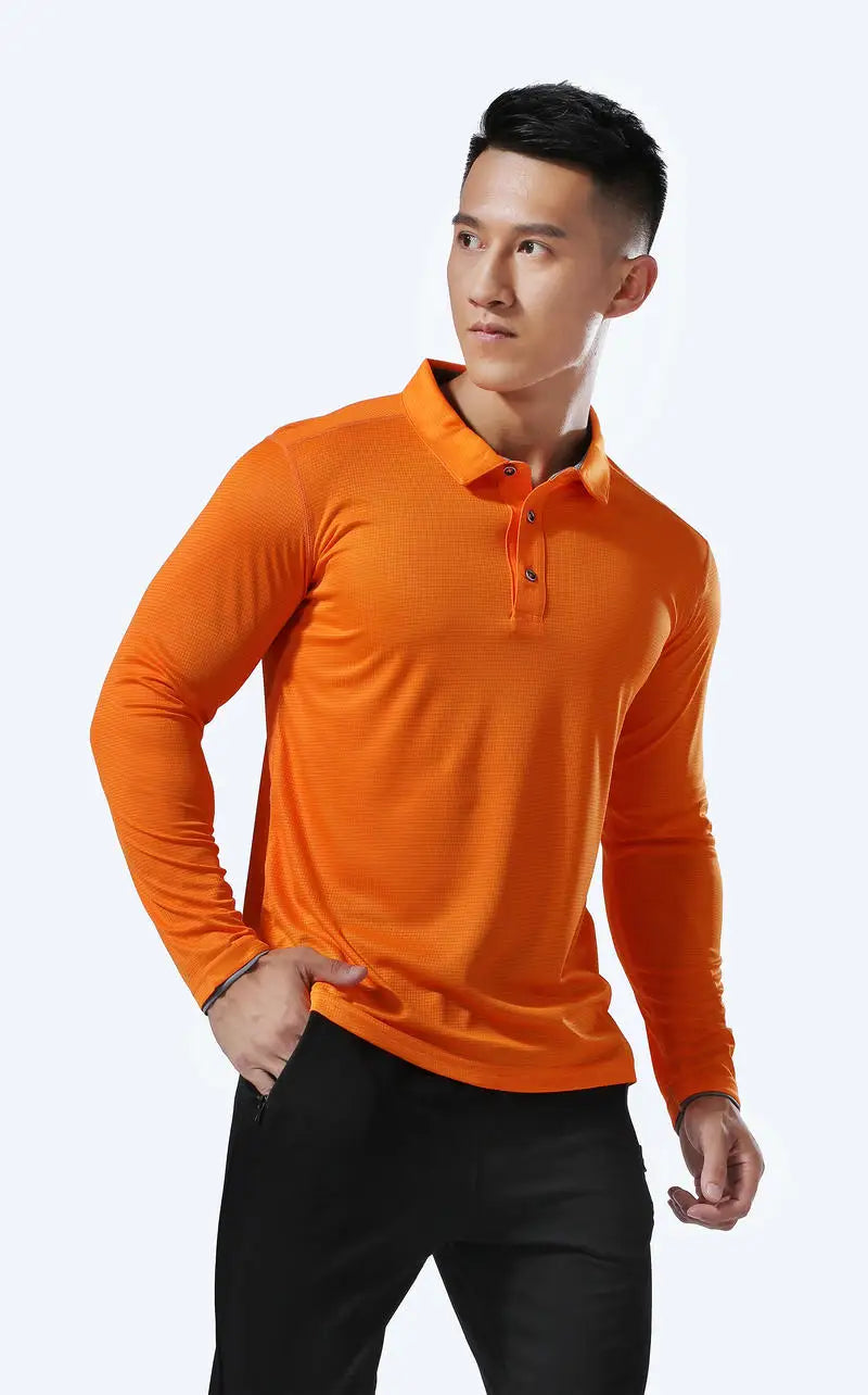 Men Running Sport Shirts Tops Long Sleeve Plus Size Tees Dry Fit Breathable Training Clothes Gym Sportswear Fitness Sweatshirts
