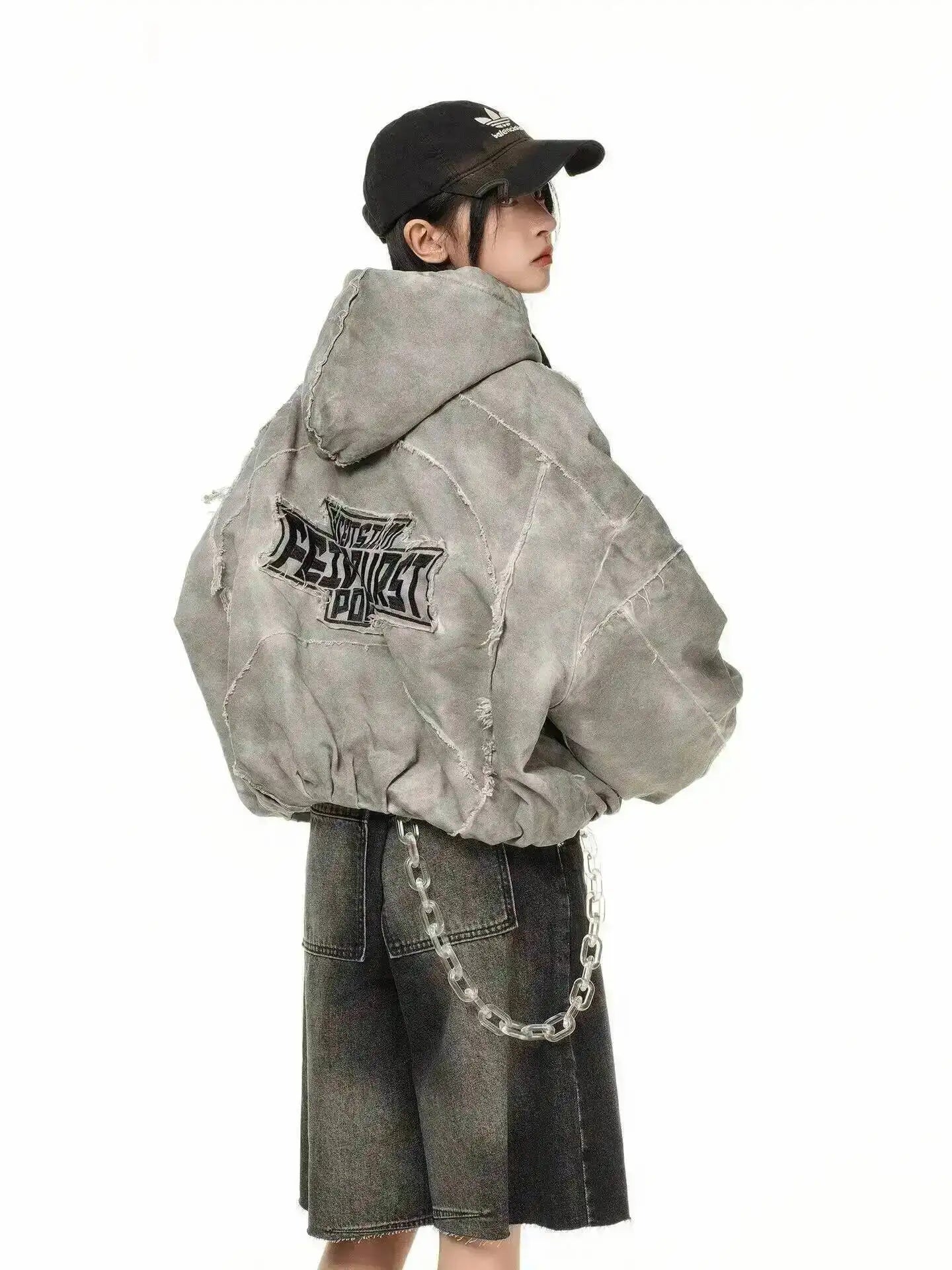 Autumn Winter New Men's Tide Original Design Techwear High Street Fashion Trend Vintage Jacket Chic Casual Coats Ins HK6132