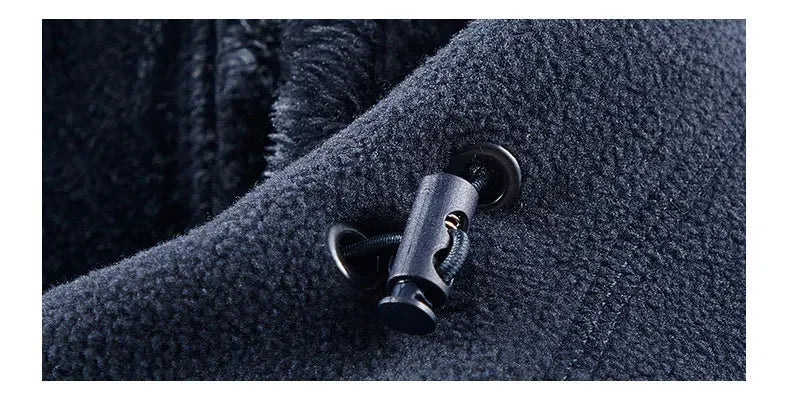 Winter Fleece Jacket Men Casual Thickened Wool Coat Athleisure Design Warm Fashion Hooded Jackets Snow Ski Suit Tactical Coat