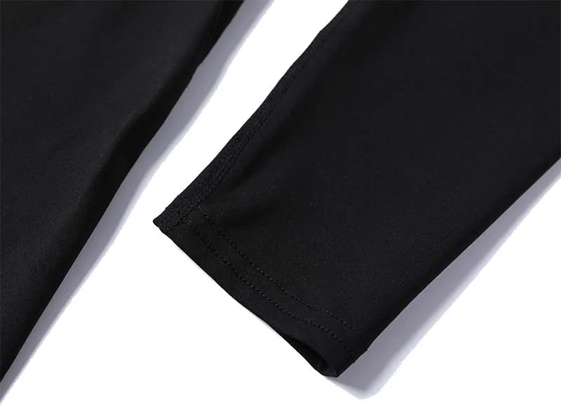 Men's Long Sleeves T-shirt Fitness Sportswear Spring Autumn Athletic Quick Dry T-shirt Gym Running Sports Outdoor Tops for Men