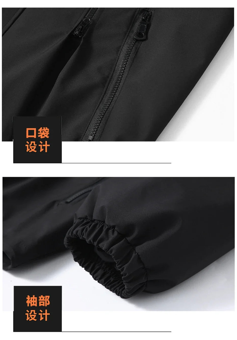 10XL 12XL Plus Size Windbreaker Men Waterproof Jacket Solid Color Black Windbreaker Coats Male Big Size Outdoor Outerwear