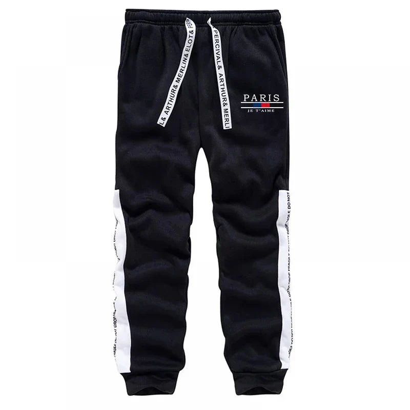 Autumn Winter Mens Tracksuit Print Casual Sweatshirts Sportswear Outdoors Sports Jogging Mens Clothing Single Piece Hoodie Pants
