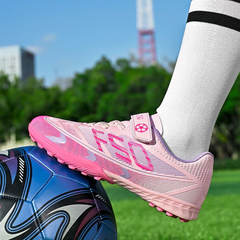 New Kid Match Boys Football Boots Professional Non-Slip Sneakers Match Soccer Shoes Sports Shoes Outdoor Comfortable Unisex