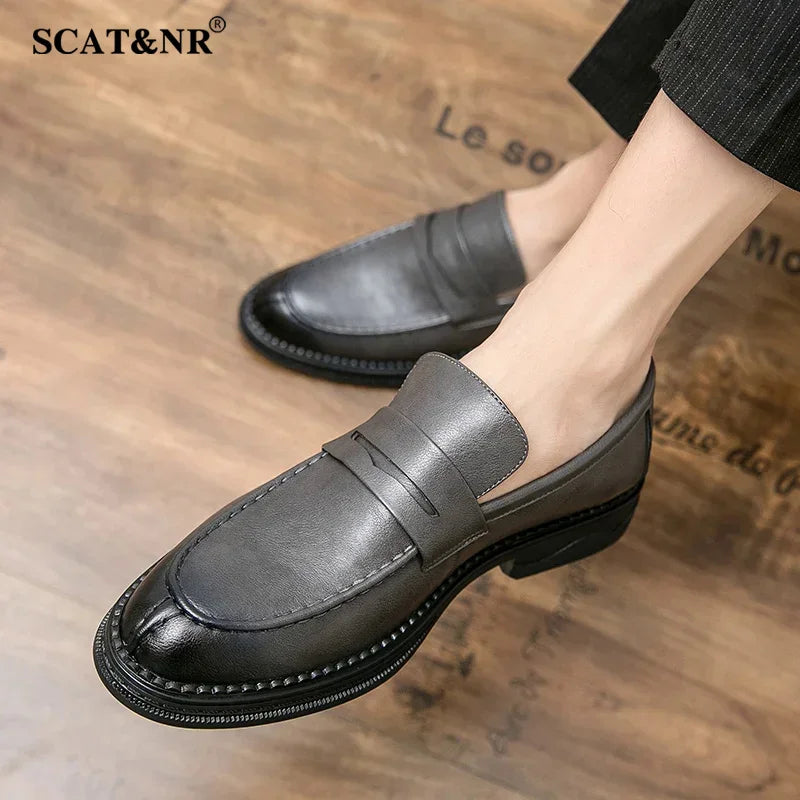 Men's Formal Leather Dress Shoes – Classic Business Footwear for Office & Events EU 40–48