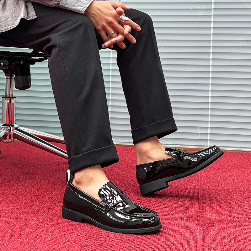 2025New Men Casual Oxford Shoes Genuine Leather Business Tooling Shoes Comfy High Quality Outdoor Antiskid Loafers Walking Shoes