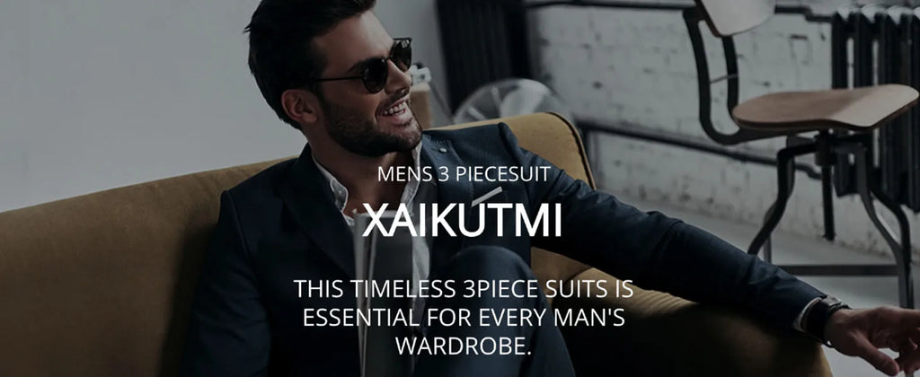 Elegant Men's Suit Slim Fit Wedding Suit Orange Groomsmen Suit for Men Events Dinners Groom Tuxedo Tailored (Jacket+Vest+Pants)