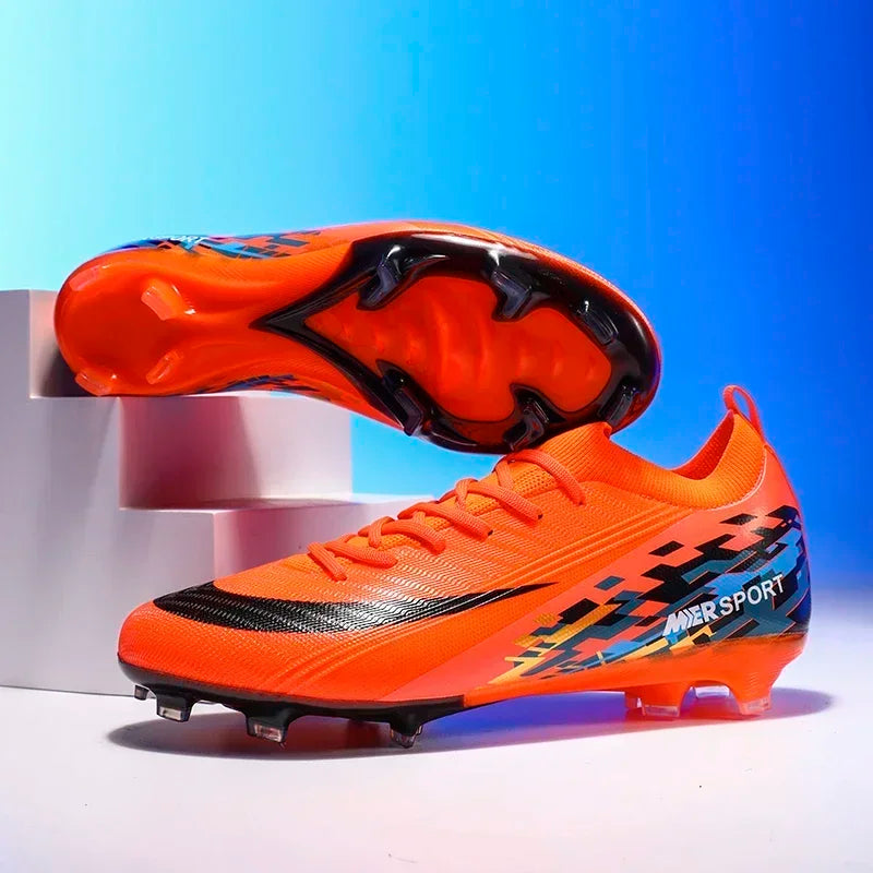 New Men Football Boots Ultralight Soccer Shoes Sport Outdoor Match Unisex Non-Slip Cleats Adult Comfortable Grass High-quality