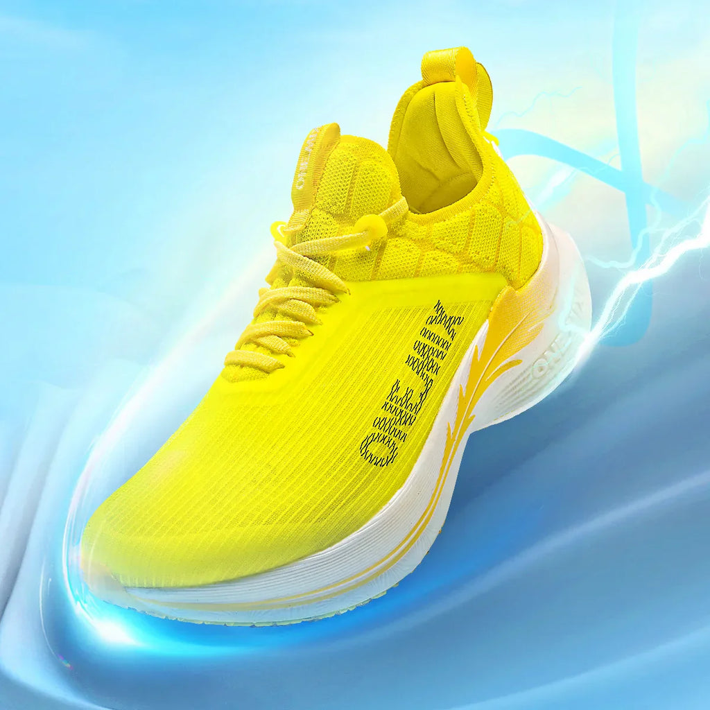 Carbon Fiber Plate Running Shoes Traction Shock Absorption Sneakers Professional Marathon PB Racing Sports Trainers Shoes