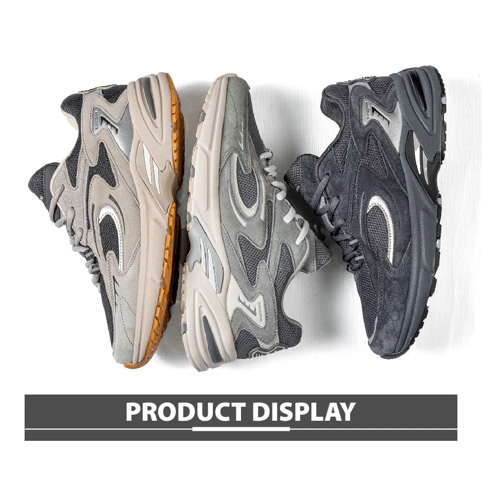New Running Shoes Men Outdoor Fashion Lightweight Mesh Sports Shoes Male Casual Breathable Non-Slip Walking Shoes