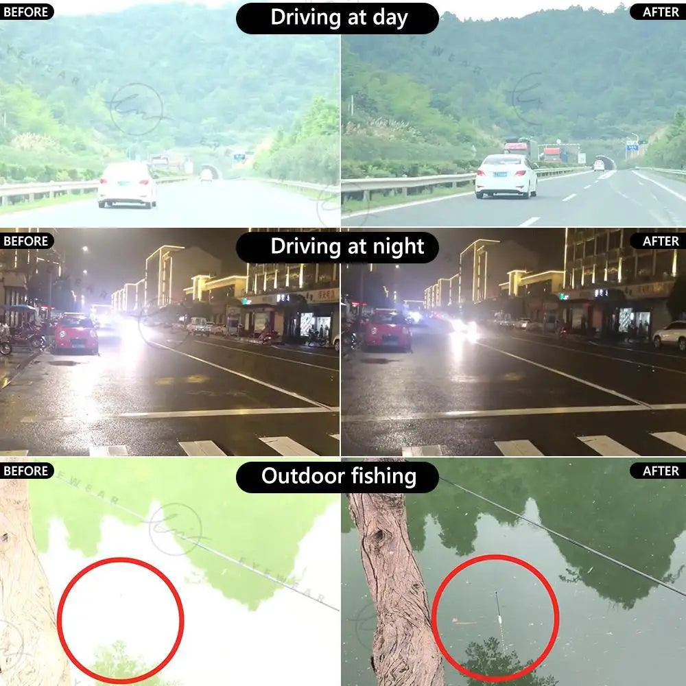 Classic Photochromic Sunglasses Polarized Man Day Night Vison Glasses Woman Chameleon Lens For Driving Goggles Male