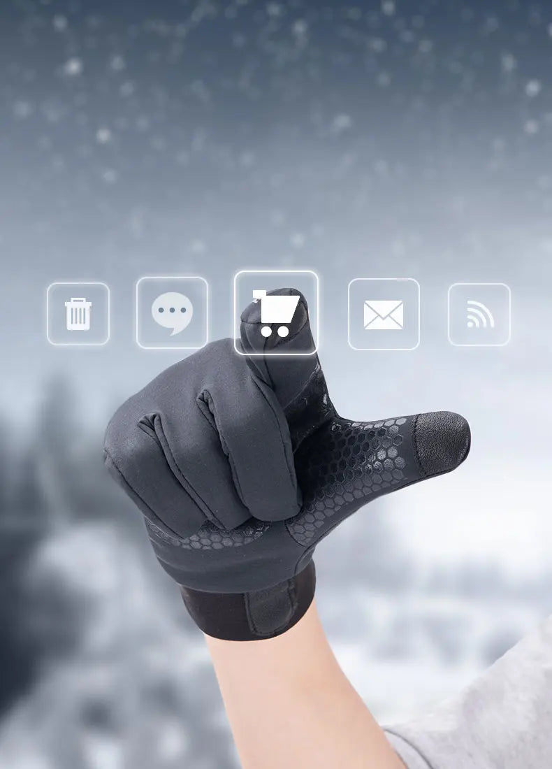 Ultralight Portable Winter Waterproof Warm Three Piece Down Hat Gloves Shoe Covers Hiking Camping Clothing Equipment