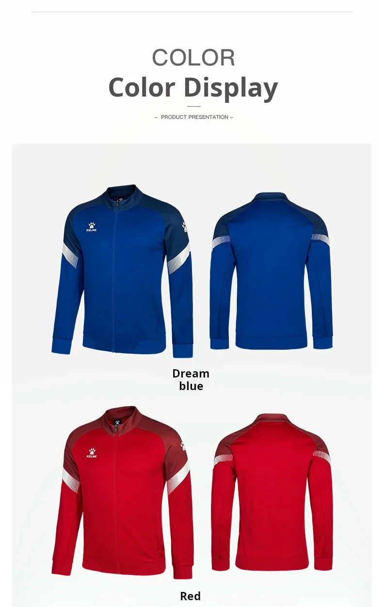 Sports Coat China League One Player's Edition Men's Football Training Knitted Jacket Playoff Coat Running Top
