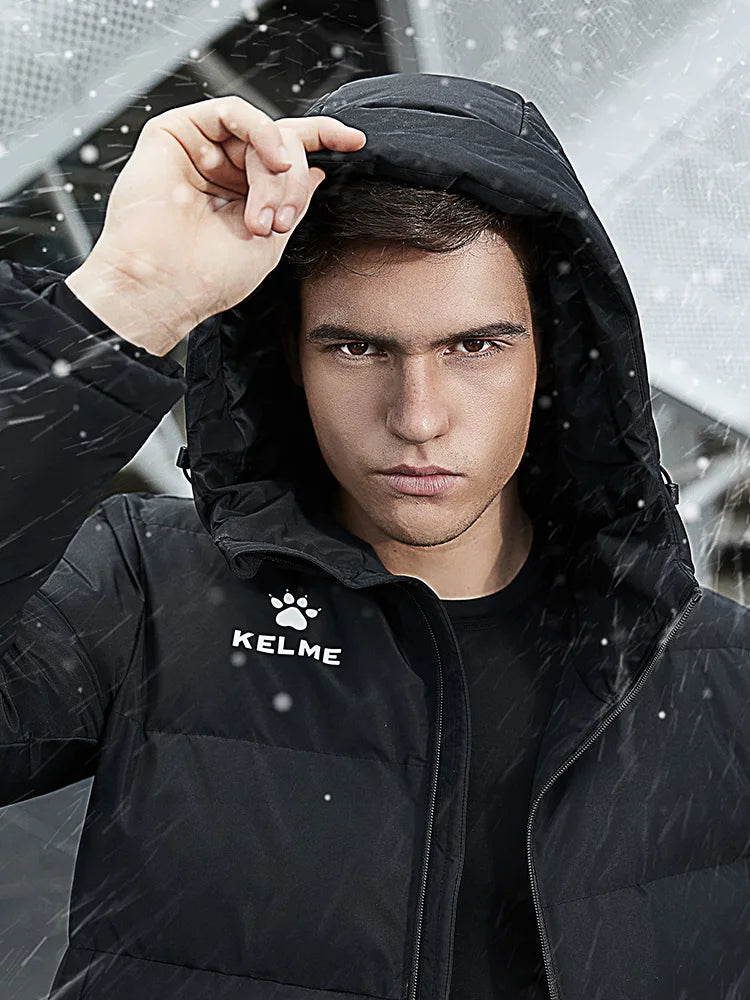 Men Winter Jacket Long Solid Sports Training Coat Male Overcoat Outrwear Warm Cotton Padded Winter Coat Women 8261MF1014