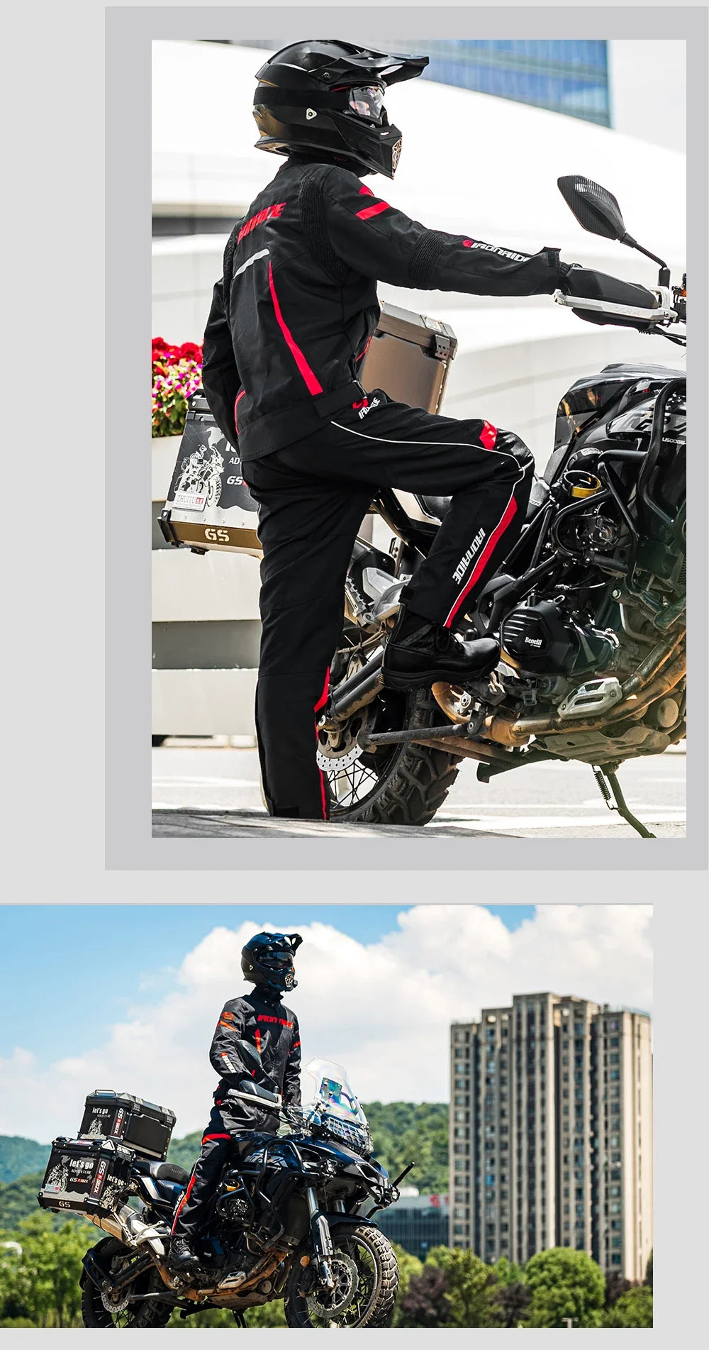 Motorcycle Jacket Waterproof Motorcross Jacket Pants Moto Jacket Windproof Riding Motorbike Clothes With Protective Gear M-3XL
