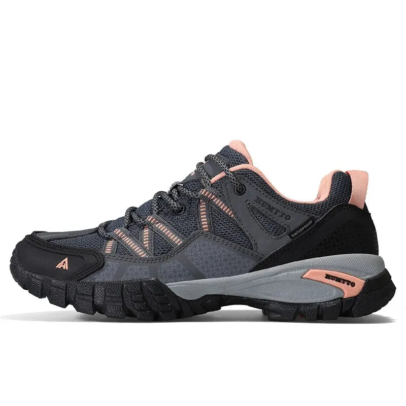 Hiking Shoes for Women Wear-resistant Outdoor Women's Sports Shoes Lace-Up Climbing Trekking Sneakers Woman 110609B