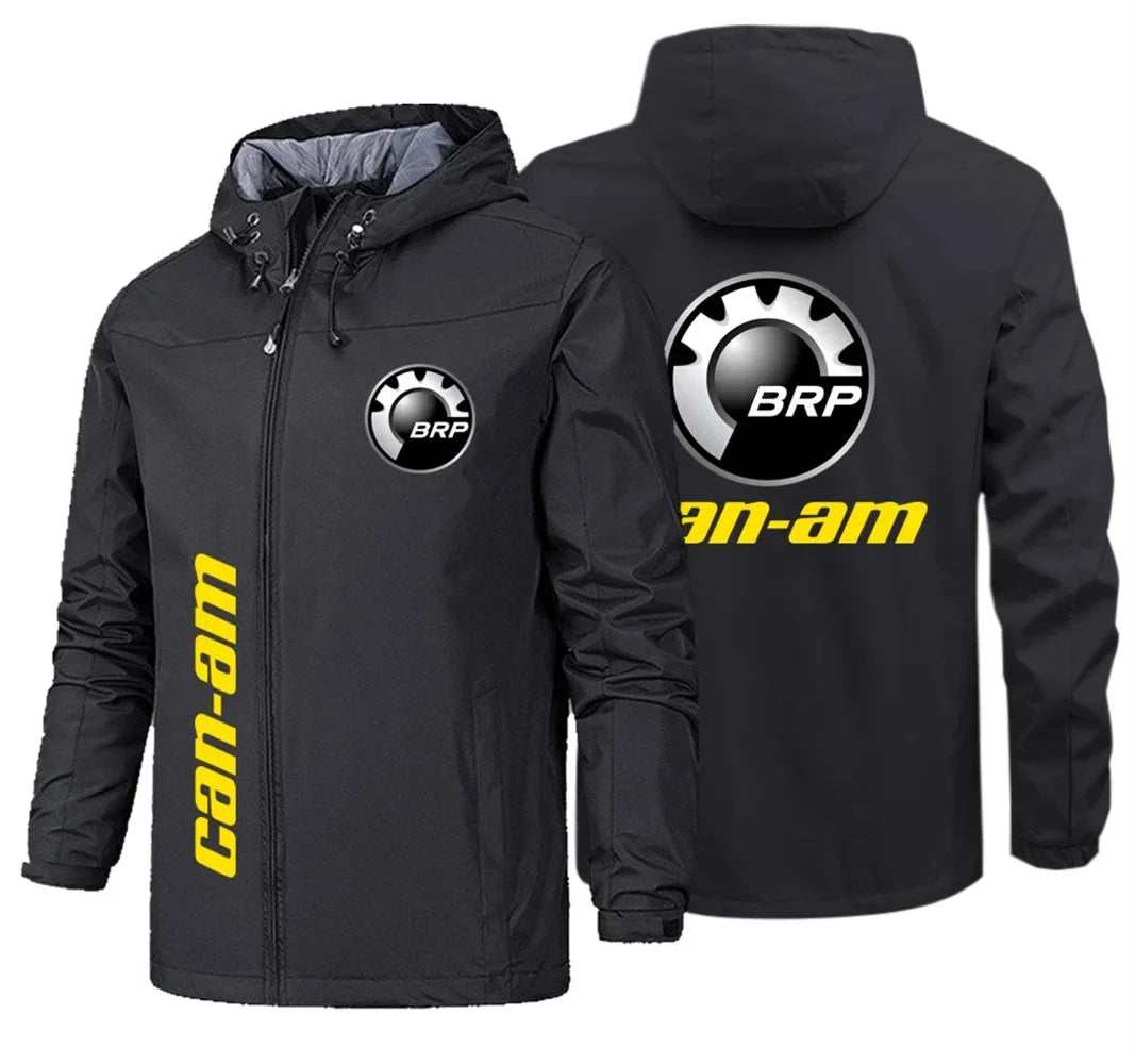 Logo Printed Men's Tactical Military Jacket Outdoor Hoodie Zipper Casual S-5XL 2024 Spring and Autumn New Collection